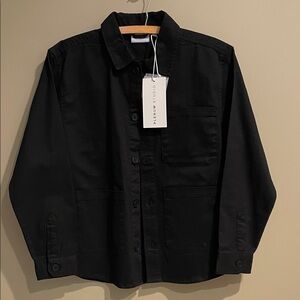 Black Button-Up Jacket size 14A/Small